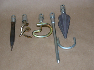 Chisel, 1" wide blade x8" long w/buttonlok